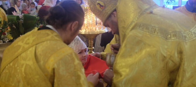 Епископ Фотий возглавил богослужение престольного праздника в нашем храме