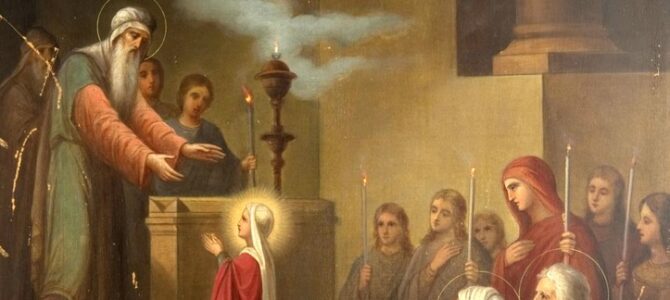 Самый необычный праздник (мысли матери о празднике Введения во храм)